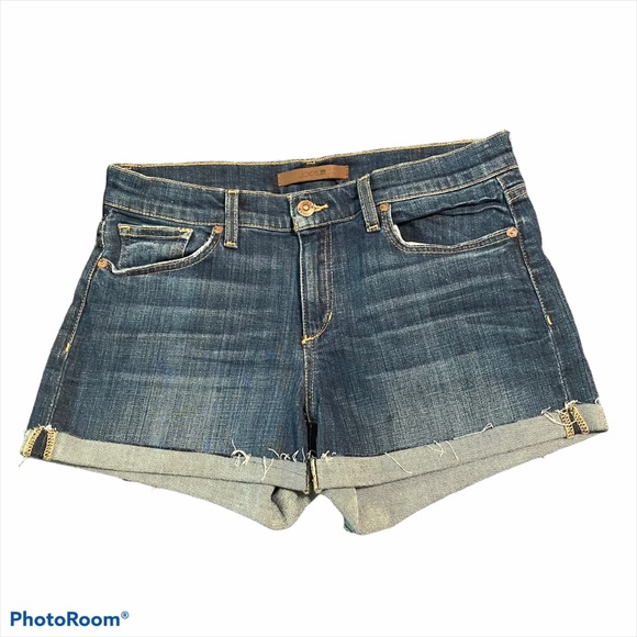 Joe's Jeans Cuffed Gemma Jean Shorts - Picture 1 of 4